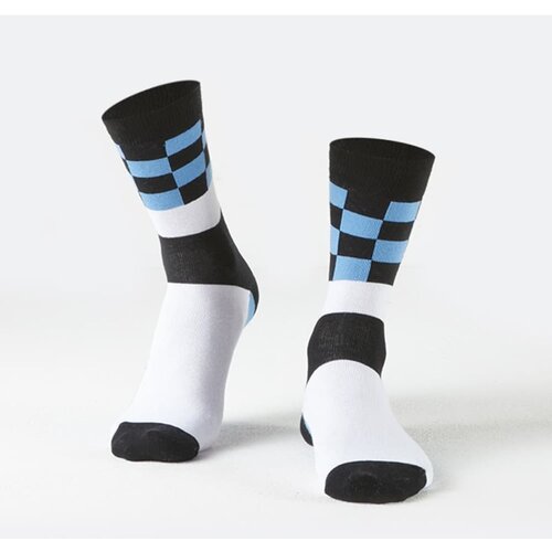 Fasardi Men&amp;#039;s blue checkerboard socks Slike