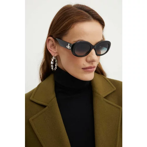 Vivienne Westwood Sunčane naočale za žene, boja: crna, VW505100153