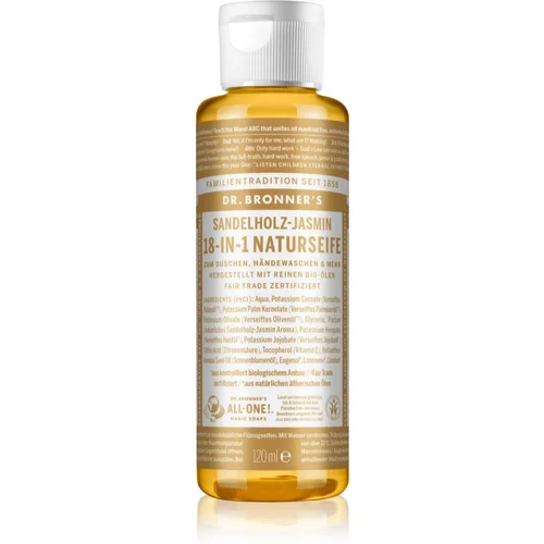 DR. BRONNER'S Sandalwood & Jasmine tekoče univerzalno milo 120 ml