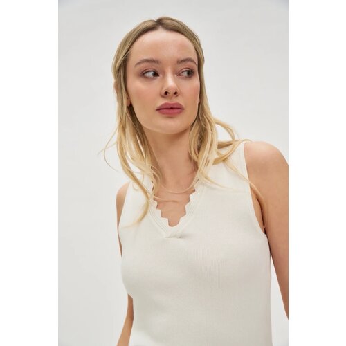 Marisse Women&amp;#039;s T-Shirt L-Ts-4717 Off White Slike