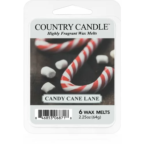 Country Candle Candy Cane Lane vosek za aroma lučko 64 g