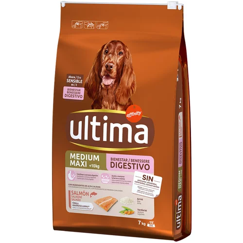 Affinity Ultima Ultima Medium/Maxi Sensitive losos - Varčno pakiranje: 2 x 7 kg