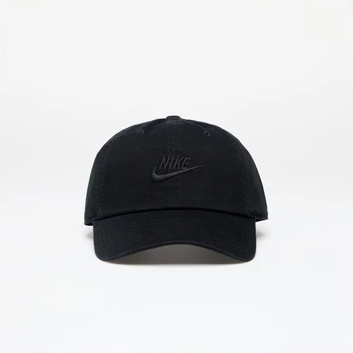 Nike Club Unstructured Futura Wash Cap Black/ Black