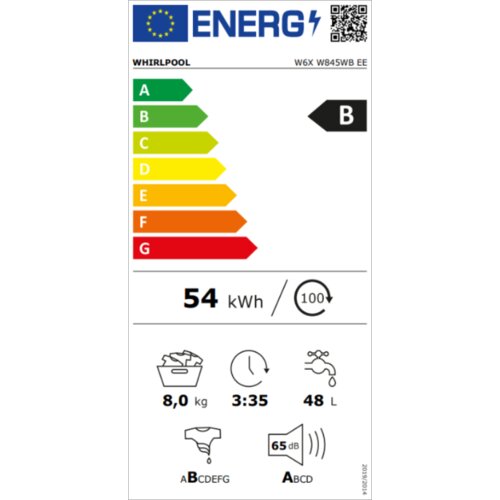Veš WHIRLPOOL W6X W845WB EE Ma&scaron;ina za pranje ve&scaron;a Cene