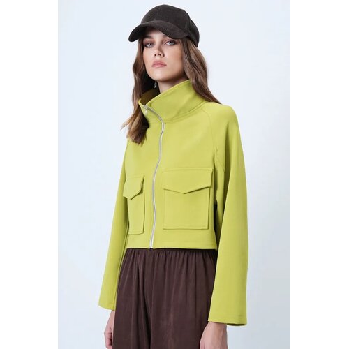 Trend Alacati Stili Ženska jakna Alc-X14409, Zelena Slike