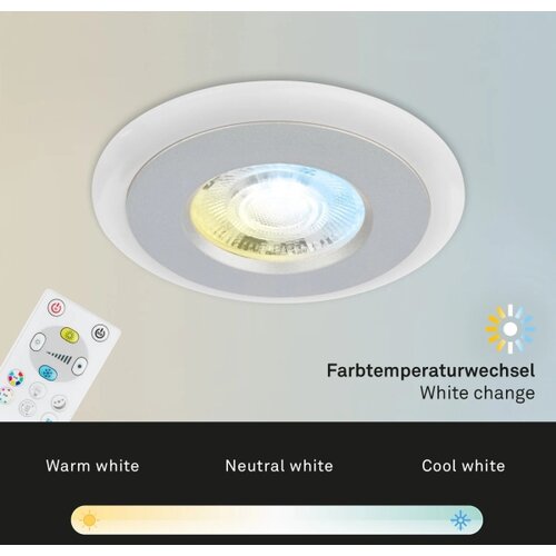 BRILONER KOMPLET 3x LED RGBW prigu&amp;scaron;iva svetiljka za kupatilo LED/5W/230V IP44 + daljinski upravljač Slike