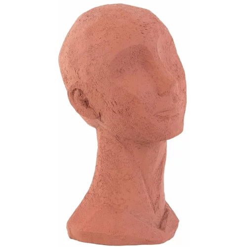 PT LIVING narančasta dekorativna skulptura u boji terakote Face Art, visina 28,4 cm