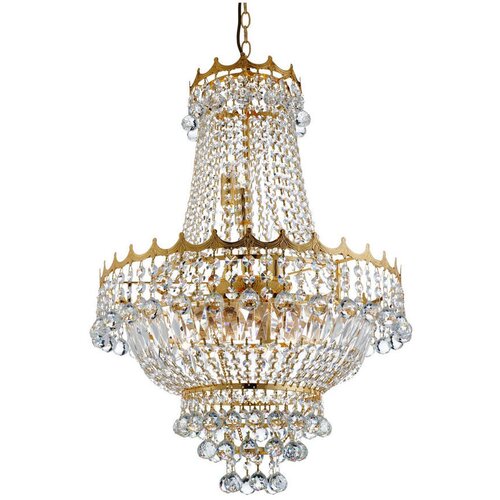 Lesnina XXXL KRISTALNA VISEČA SVETILKA Versailles 55/131 cm E14 Slike