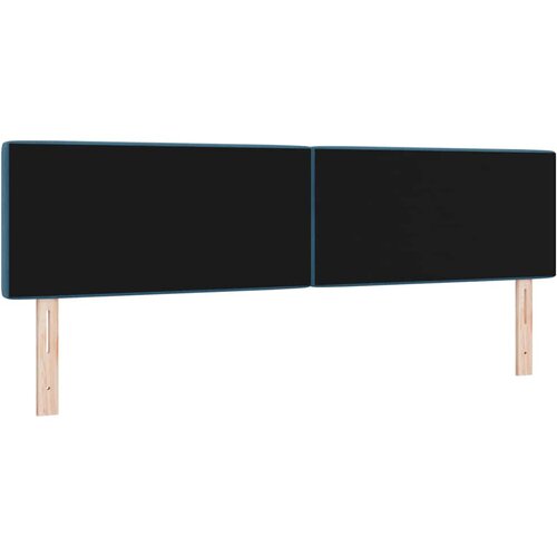  LED glava kreveta s LED trakama Tamno plava 180 cm Bar&amp;scaron;un Slike