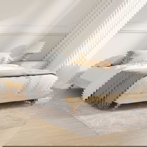 vidaXL Posteljni okvir sonoma hrast 90x200 cm inženirski les Cene