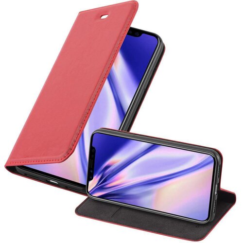 Cadorabo Ohišje, združljivo z Apple iPhone X / XS v rdeče jabolko - Zaščitni ovitek z magnetnim zapiranjem, stoječo funkcijo in režo za kartice, (20557907) Cene