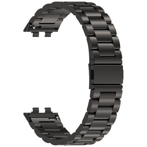 INF Združljivo s Huawei Band 11 / 11 Pro tridelna zapestnica iz nerjavečega jekla, več barv, nastavljiva 17,8 cm x 2,08 cm Črna, (5000264051) Cene