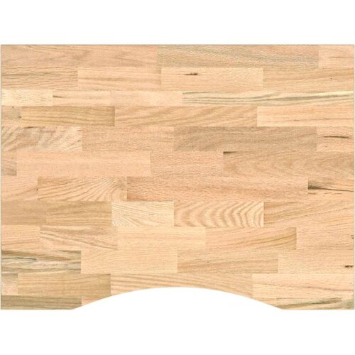  Radni stol 80x60x(71,5-98) cm puno drvo hrast Slike