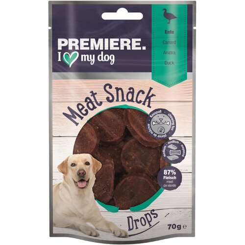 Premiere pribolj&scaron;ek za pse Meat Drops raca 70 g Cene