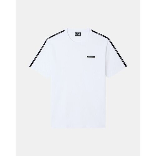 Ea7 Emporio Armani Majice s kratkimi rokavi 7M001476 AF10375 Bela Cene