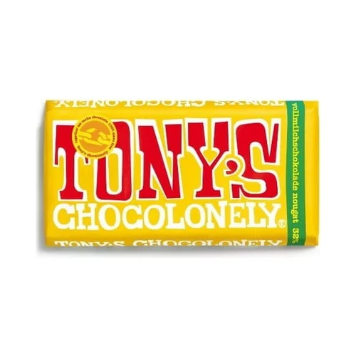 Tony's Chocolonely Mlečna čokolada 32% nougat