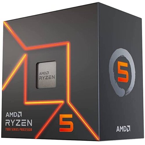 AMD RYZEN 5 7600 6 cores do 5.1GHz Box (100-100001015BOX) procesor Slike
