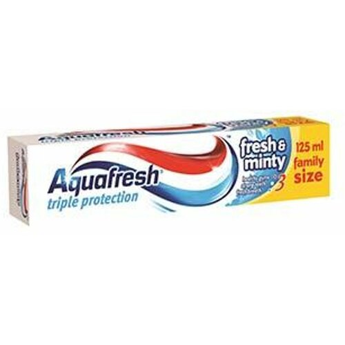 Aquafresh fresh & minty pasta za zube family size 125 ml Slike