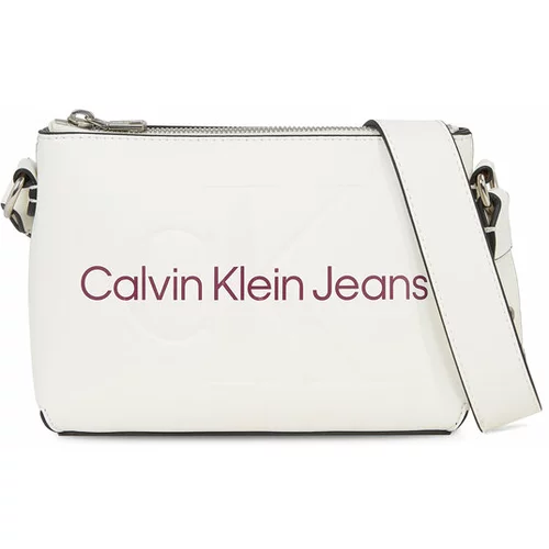 Calvin Klein Jeans Ročna torba Sculpted Camera Pouch21 Mono K60K610681 Écru