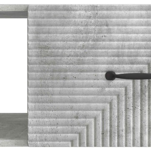  Stolić za kavu Betonska siva 90 x 50 x 40 cm Konstruirano drvo - Betonska siva Slike