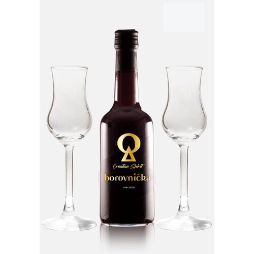 Suza Croatian Spirit Poklon paket Borovnička 0,5L + 2 ča&scaron;ice Cijene