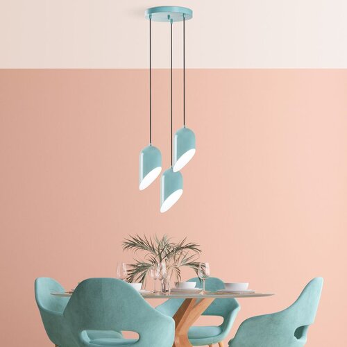 Opviq kesik - 6176 - 3 - turquoise turquoise chandelier Cene