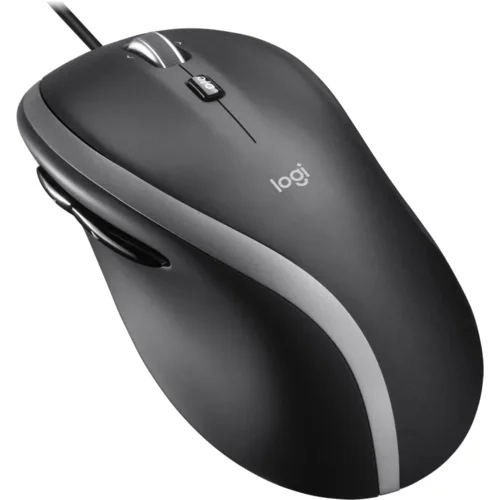 Logitech Miška M500s, žična, sivo črna