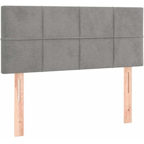 Box spring krevet s madracem svjetlosivi 90x190 cm bar&amp;scaron;unasti Slike