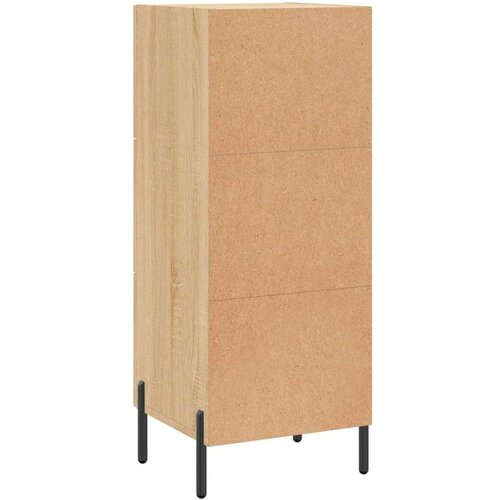vidaXL Komoda boja hrasta sonome 34 5x34x90 cm od konstruiranog drva Cijene