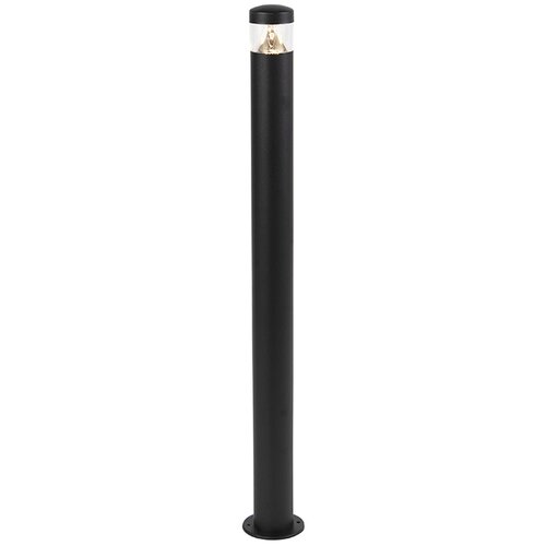 QAZQA Sodobna zunanja svetilka črna 100 cm IP44 z LED - Roxy Slike