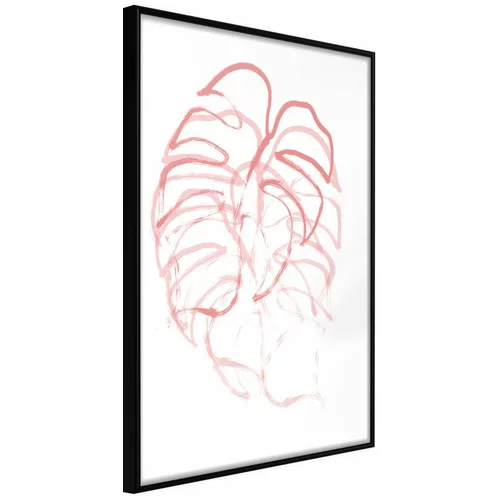  Poster - Red Leaf 20x30