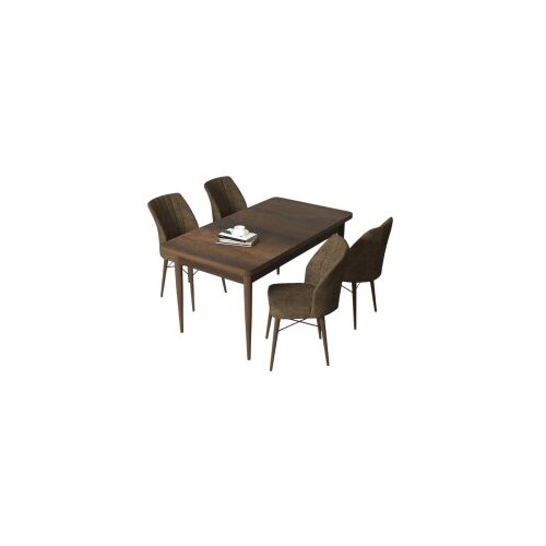 Hanah home Set Trpezarijski sto i 4 stolice Arp, smeđa Cijene