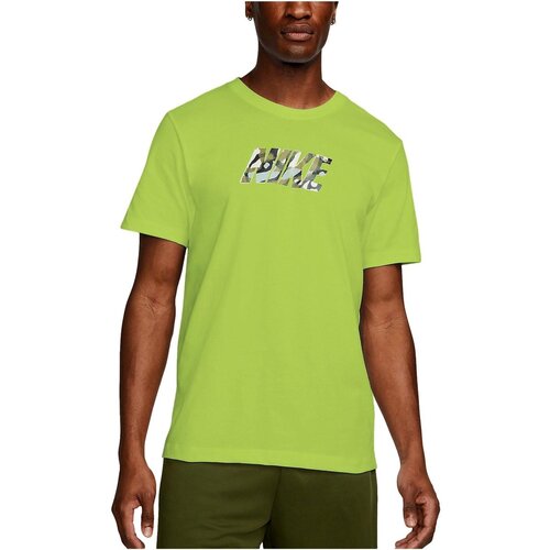 Nike Majice s kratkimi rokavi CAMISETA AMARILLA HOMBRE DRI-FIT DM6236 Zelena Slike