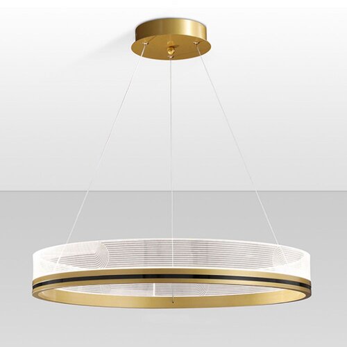 Toolight lampa viseća APP1190-CP gold 60cm Slike
