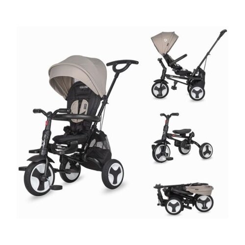 Coccolle Spectra Plus Multifunkcionalni Tricikl Sivi ( 10301 ) Slike
