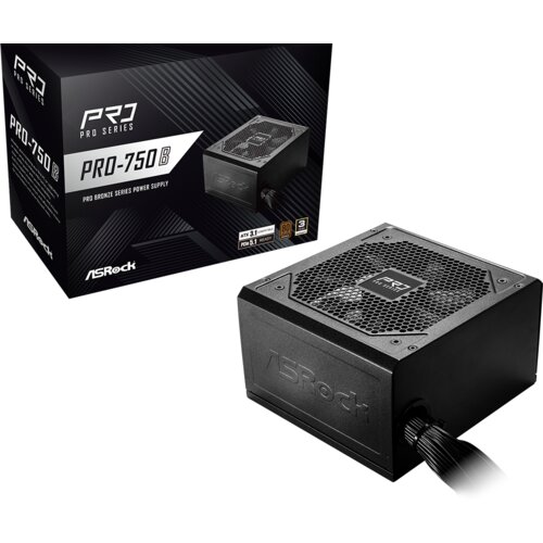 AsRock PSU 750W Bronze, Pro80PLUS, 120mm fan, ATX 3.1PCIe 5.1 Cijene