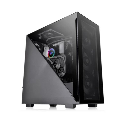 Thermaltake Divider 300 TG Mid tower, tempered glass, 1x 120mm Turbo fan Slike