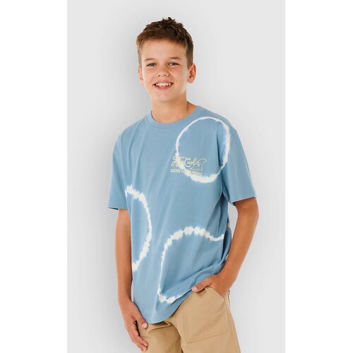 Rip Curl Pacific Rinse Fin Kids T-Shirt faded denim Cene