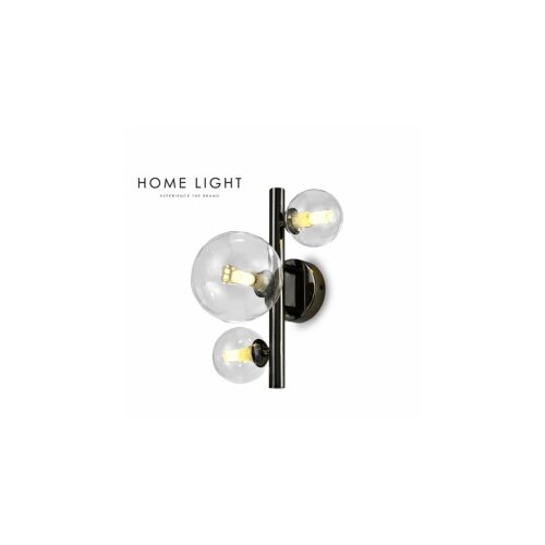 HOME LIGHT vesta 599 zidna lampa 3*G9 crna Cene