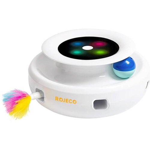 Rojeco 2u1 interaktivna igračka za mačke Slike