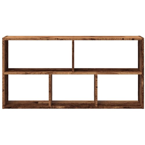  Zidna polica boja staro drvo 100x25x50 cm konstruirano drvo Slike