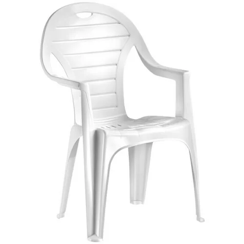  stolica koja se može slagati jedna na drugu Naxos Monoblock (Bijele boje)