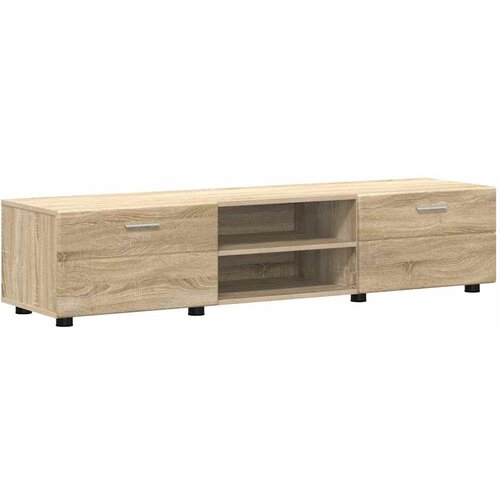  Set TV komoda Zidne FLORIN 3 pcs Sonoma hrast Konstruirano drvo Slike