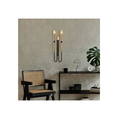 Opviq vall lamp zidna crna lampa Lumı 15151 Slike