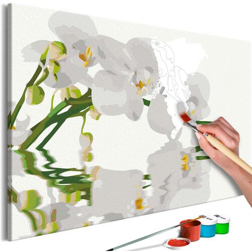  Slika za samostalno slikanje - Floral Reflection 60x40 Slike