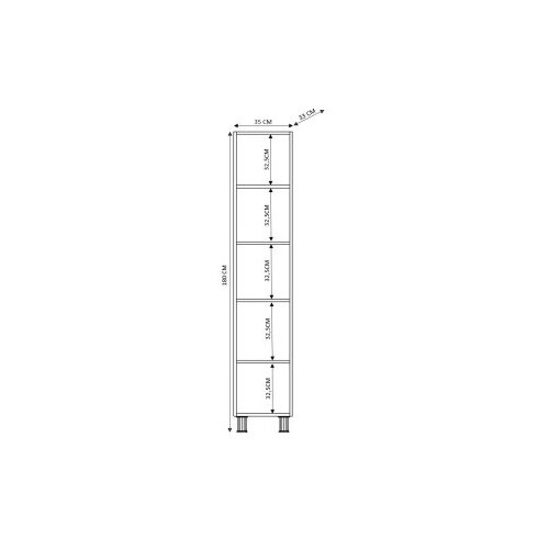Hanah home Rb-056 matte white multi purpose cabinet Cene