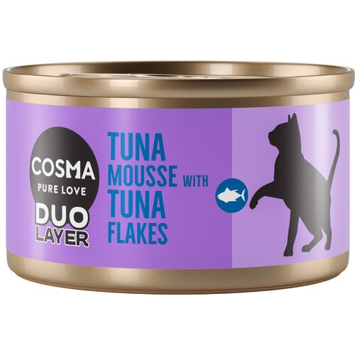 Cosma DUO Layer 24 x 70 g - Mousse od tune s komadićima tune Cijene