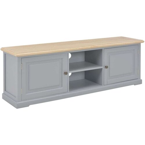 TV ormarić sivi 120 x 30 x 40 cm drveni Cijene