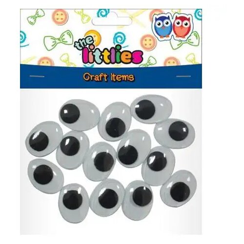 Luna 14-delni komplet plastičnih oči 20x15mm Cene