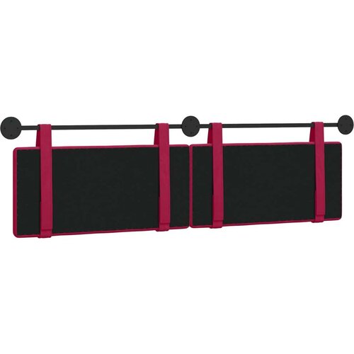  Držeće uzglavlje Zidne Vinska crvena 190 x 55 x 5 cm Bar&amp;scaron;un - boja crnog vina 180 cm bez LED Slike